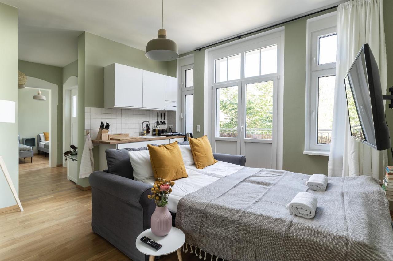 Apartment direkt im Zentrum für bis zu 6 Personen bahnhofsnah Leipzig Exterior foto